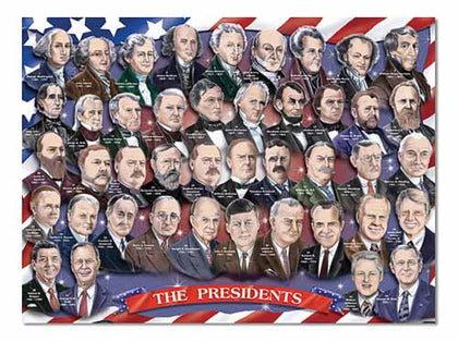 AMERICAN PRESIDENTS FLOOR PUZZLE AGES 6+