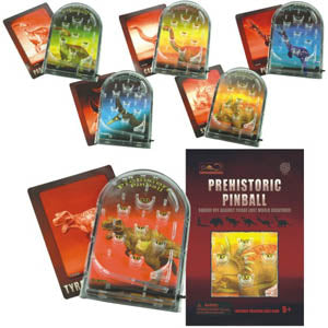 PREHISTORIC PIN BALL GAMES