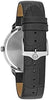BULOVA WOMEN'S BLACK LEATHER WATCH