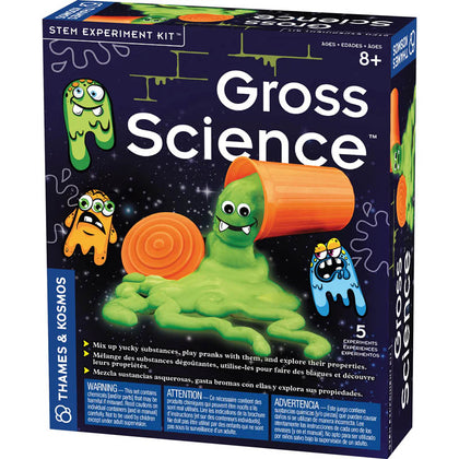 GROSS SCIENCE-STEM EXPERIMENT KIT 3 TYPES OF SLIME
