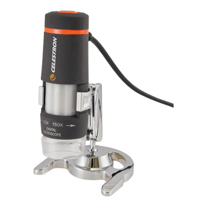 MICROSCOPE DELUXE HANDHELD 10X TO 40X WITH 2MP DIGITAL CAMERA