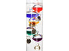 GALILEO THERMOMETER-14IN TALL WITH 5 FLOATING  SPHERESMORE STO