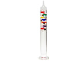 GALILEO THERMOMETER-17IN TALL WITH 7 FLOATING  SPHERES