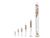 GALILEO THERMOMETER-17IN TALL WITH 7 FLOATING  SPHERES