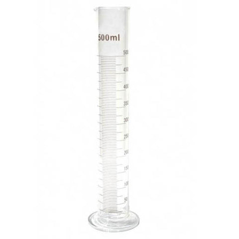 GRADUATED CYLINDER 500ML GLASS