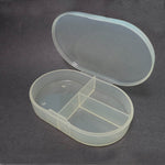 CONTAINER PLASTIC 3 COMPARTMENT