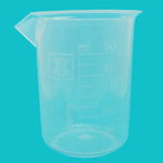 BEAKER 50ML PLASTIC GRADUATED