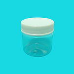 JAR CLEAR 1 OZ. PLASTIC WHITE