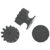 GEAR & PULLEY COMBO FITS 2MM MOTOR SHAFT 12 TOOTH