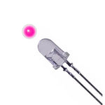 LED3 WATERCLEAR PINK 1000MCD 3.3V 20MA