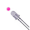 LED3 WATERCLEAR PINK 1000MCD 3.3V 20MA