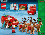 SANTA'S SLEIGH 343PCS/SET WITH SANTA FIGURINE & REINDEER