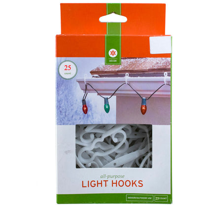 LIGHT CLIPS FOR GUTTER/SHINGLE ALL PURPOSE