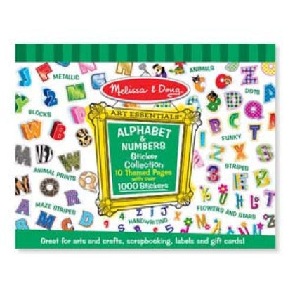 STICKER COLLECTION-ALPHABET AND NUMBERS