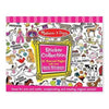 STICKER COLLECTION-PINK 10 THEMED PAGES W/500+ STICKERS