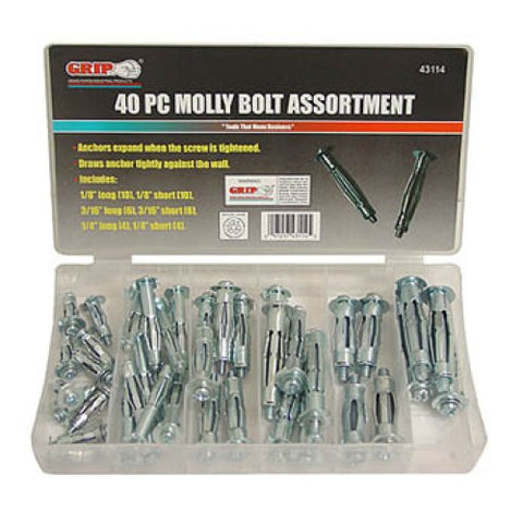 MOLLY BOLT ANCHOR ASSORTED