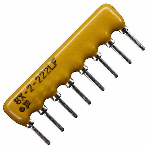 RES NETWORK 8B 2.2K 7RES 2% SIP