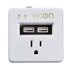 WALL TAP 1-OUTLET INDOOR WIFI W/2 USB PORTS PROGRAMMABLE TIMER