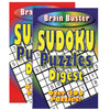 SUDOKU BOOKS BRAIN BUSTER OVER 200 PUZZLES 2 BOOKS/SET