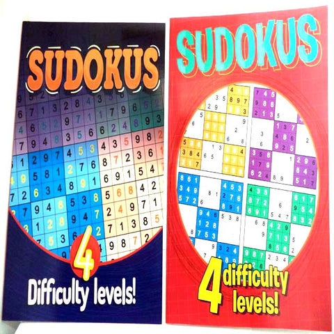 SUDOKUS PUZZLE 2 BOOKS PER SET