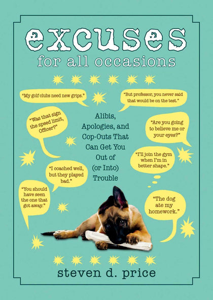 EXCUSES FOR ALL OCCASIONS BOOK {{
