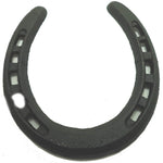 HORSE SHOE BLACK 13X12X.8CM LARGE