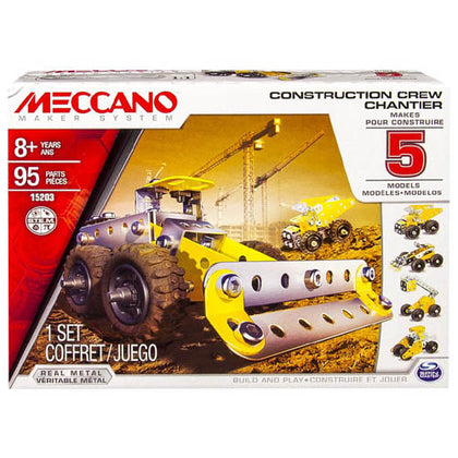 MECCANO CONSTRUCTION CREW 5 MODELS 95PCS/SET