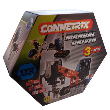 MANUAL DRIVEN-CONNETRTX 3 MODELS IN 1 172PCS/SET