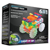 LASER PEGS MONSTER TRUCK 6 IN 1 66PCS 3XLR44 BATTERIES INCLUDED