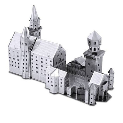 NEUSCHWANSTEIN CASTLE 3D LASER CUT MODEL 3SHEETS
