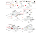 SX3 ALLIANCE FIGHTER METAL EARTH 3D LASER CUT MODEL