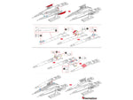 SX3 ALLIANCE FIGHTER METAL EARTH 3D LASER CUT MODEL