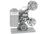 MOVIE FILM PROJECTOR TWO SHEET METAL EARTH 3D LASER MODEL KIT