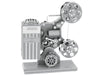 MOVIE FILM PROJECTOR TWO SHEET METAL EARTH 3D LASER MODEL KIT