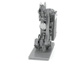 MOVIE FILM PROJECTOR TWO SHEET METAL EARTH 3D LASER MODEL KIT