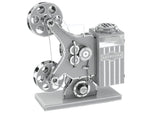 MOVIE FILM PROJECTOR TWO SHEET METAL EARTH 3D LASER MODEL KIT