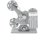 MOVIE FILM PROJECTOR TWO SHEET METAL EARTH 3D LASER MODEL KIT