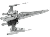 STAR WARS POE DAMERONS X-WING FIGHTER 3D METAL MODEL KIT