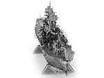 ARIZONA BATTLESHIP- METAL EARTH {{3D LASER CUT TWO SHEET MODEL K