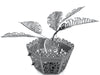 SAGO PALM TREE METAL EARTH 3D LASER CUT MODEL