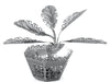 SAGO PALM TREE METAL EARTH 3D LASER CUT MODEL