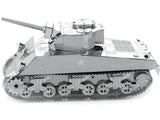 SHERMAN TANK-TWO SEETS METAL EARTH 3D LASER CUT MODEL