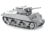 SHERMAN TANK-TWO SEETS METAL EARTH 3D LASER CUT MODEL