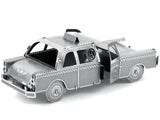 CHECKER CAB TAXI METAL EARTH 3D LASER CUT MODEL