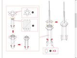 CN TOWER METAL EARTH 3D LASER CUT MODEL