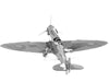 WWII SUPERMARINE SPITFIRE METAL EARTH 3D LASER CUT MODEL