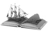 MOBY DICK BOOK SCULPTURE TWO SHEET 3D METAL MODEL KITS