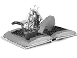 MOBY DICK BOOK SCULPTURE TWO SHEET 3D METAL MODEL KITS