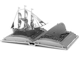 MOBY DICK BOOK SCULPTURE TWO SHEET 3D METAL MODEL KITS