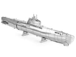 GERMAN U-BOAT TYPE XXI TWO SHEET 3D METAL MODEL KITS